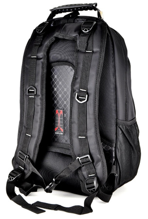 CZARNY WYTRZYMAŁY I SOLIDNY PLECAK MEJSKI TORNISTER AIRFLOW BAG STREET BLACK EDITION / G3-91