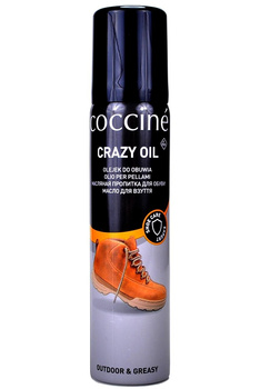 KONSERWUJĄCY OLEJEK W SPRAYU DO SKÓRY ZAMSZU I NUBUKU COCCINE CRAZY OIL 75 ml / G12-17