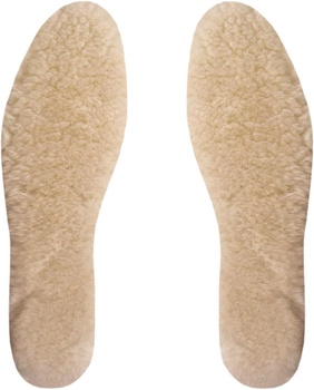 OCIEPLAJĄCE WKŁADKI DO BUTÓW Z PRAWDZIWEGO NATURALNEGO FUTRA JAGNIĘCEGO / G12-65