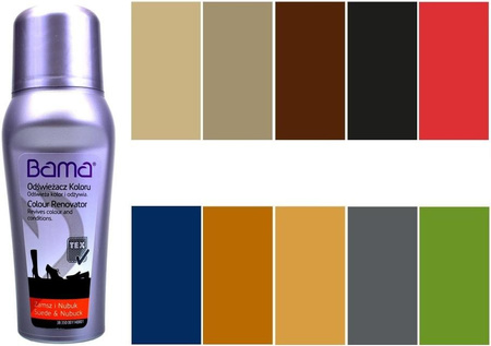 RENOWATOR KOLORU OBUWIA Z ZAMSZU I NUBUKU BAMA COLOUR RENOVATOR / G12-19
