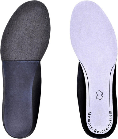 SKÓRZANE WKŁADKI DO BUTÓW MEMORY FOAM RETURN / G10-23