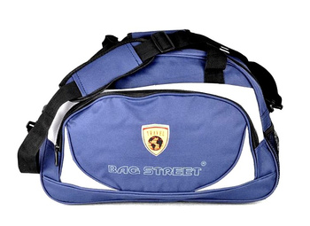 GRANATOWA ŚREDNIA SPORTOWA PODRÓŻNA TORBA NA BAGAŻ PODRĘCZNY TRAVEL BAG STREET / G2-493