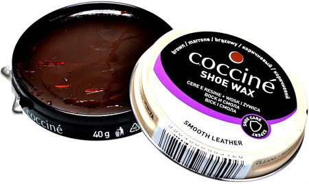 PASTA DO OBUWIA ZE SKÓRY LICOWEJ COCCINE SHOE WAX WOKS I ŻYWICA 40 ml / G12-07