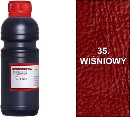 BARWNIK LAKIER WILBRA FARBA RENOSKÓR DO SKÓR GŁADKICH 200 ml - JEŻYNOWY 65 / G12-91