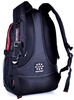 CZARNY Z MORO PLECAK FUNKCJONALNY MIEJSKI TORNISTER BAG STREET COLLECTION / G4-13
