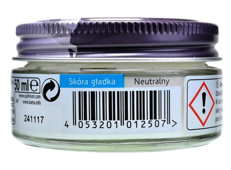 BEZBARWNY ŻEL DO PIELĘGNACJI OBUWIA ZE SKÓRY GŁADKIEJ BAMA DELICATE GEL CREAM G69 / G12-22
