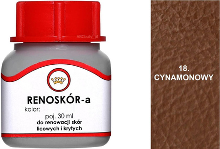 BARWNIK LAKIER WILBRA FARBA RENOSKÓR DO SKÓR GŁADKICH 200 ml - JEŻYNOWY 65 / G12-91