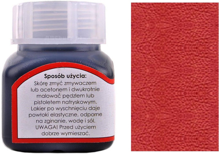 RENOSKÓR DO SKÓR GŁADKICH 30 ml - CZERWONY JASNY / G10-01
