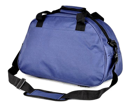 GRANATOWA ŚREDNIA SPORTOWA PODRÓŻNA TORBA NA BAGAŻ PODRĘCZNY TRAVEL BAG STREET / G2-496