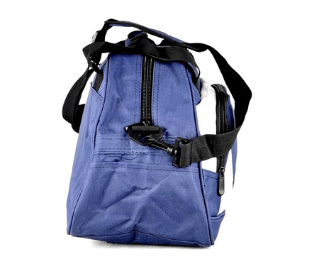 GRANATOWA ŚREDNIA SPORTOWA PODRÓŻNA TORBA NA BAGAŻ PODRĘCZNY TRAVEL BAG STREET / G2-496