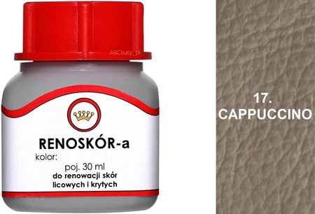 BARWNIK LAKIER WILBRA FARBA RENOSKÓR DO SKÓR GŁADKICH 480 ml - JEŻYNOWY 65 / G12-85