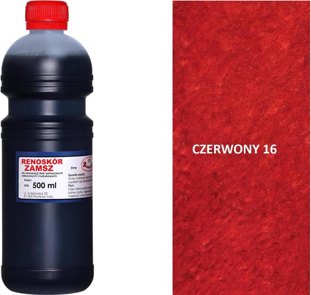 RENOSKÓR FARBA DO RENOWACJI ZAMSZU NUBUKU I WELURU 250 ML - BRĄZ CIEMNY / G12-98