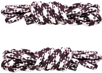 BEŻOWO-BRĄZOWE Sznurowadła TREKKINGOWE okrągłe 5 mm SOLIDNE Bawełniane Sznurówki do butów outdoor