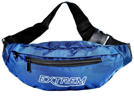 GRANATOWA SASZETKA BIODROWA NERKA NA PAS BAG STREET EXTREME / G2-71