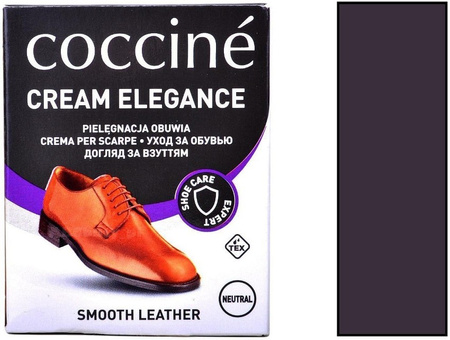 COCCINE CREAM ELEGANCE PASTA KREM DO OBUWIA ZE SKÓRY LICOWEJ 50 ml / G12-11