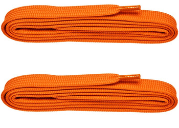POMARAŃCZOWE Sznurowadła SZEROKIE Syntetyczne 7 mm PŁASKIE Poliestrowe SZNURÓWKI 0,7 cm do adidasów trampek sneakers
