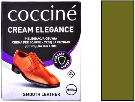 COCCINE CREAM ELEGANCE PASTA KREM DO OBUWIA ZE SKÓRY LICOWEJ 50 ml / G12-11