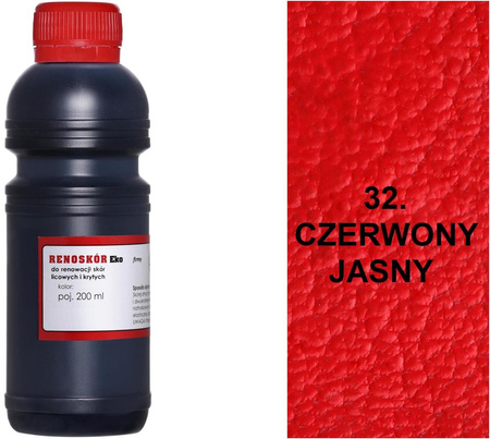 BARWNIK LAKIER WILBRA FARBA RENOSKÓR DO SKÓR GŁADKICH 200 ml - JEŻYNOWY 65 / G12-91
