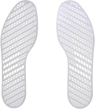 GULTIO PLASTIKOWE BIAŁE WOJSKOWE WKŁADKI DO BUTÓW KRATKA / G10-94
