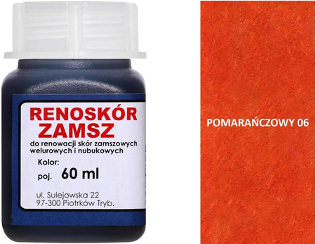 G9-99 RENOSKÓR FARBA DO ZAMSZU I NUBUKU 60 ml - ŻÓŁTY