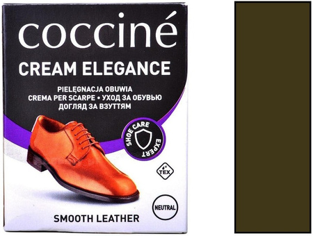 COCCINE CREAM ELEGANCE PASTA KREM DO OBUWIA ZE SKÓRY LICOWEJ 50 ml / G12-11