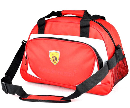 CZERWONA DUŻA SPORTOWA PODRÓŻNA TORBA NA BAGAŻ PODRĘCZNY TRAVEL BAG STREET / G2-495