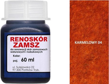 RENOSKÓR FARBA DO RENOWACJI ZAMSZU NUBUKU I WELURU 500 ML - NIEBIESKI / G13-05