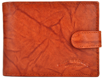 RUDY POZIOMY SKÓRZANY PORTFEL MĘSKI Z ZAPINKĄ BAG STREET / G4-275