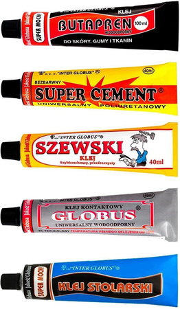 Uniwersalny Klej SUPER CEMENT Bezbarwny i Poliuretanowy 40 ml / G13-56