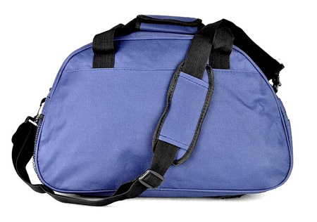 GRANATOWA ŚREDNIA SPORTOWA PODRÓŻNA TORBA NA BAGAŻ PODRĘCZNY TRAVEL BAG STREET / G2-496