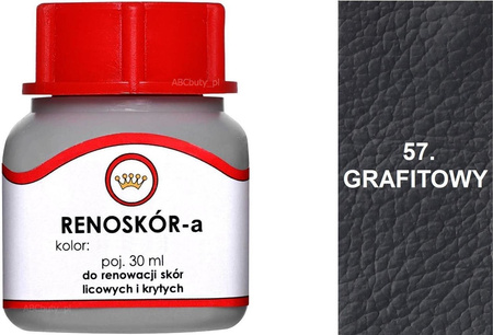 BARWNIK LAKIER WILBRA FARBA RENOSKÓR DO SKÓR GŁADKICH 200 ml - JEŻYNOWY 65 / G12-91