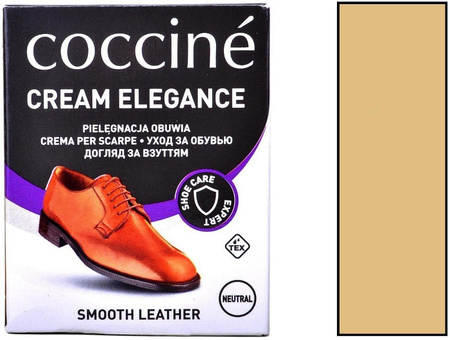ZŁOTA 3541 PASTA DO SKÓRY GŁADKIEJ COCCINE CREAM ELEGANCE 50 ml / G12-11