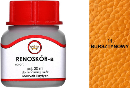 BARWNIK LAKIER WILBRA FARBA RENOSKÓR DO SKÓR GŁADKICH 200 ml - JEŻYNOWY 65 / G12-91