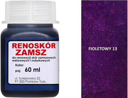 G9-99 RENOSKÓR FARBA DO ZAMSZU I NUBUKU 60 ml - OLIWKOWY