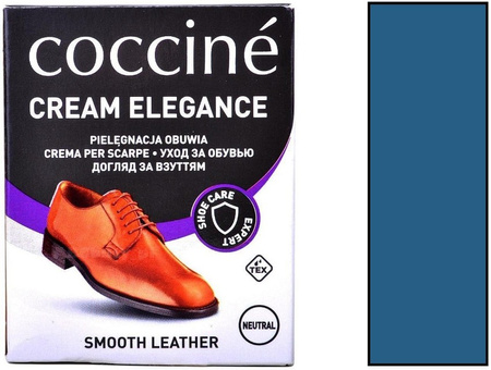 BŁĘKITNA 371 PASTA DO SKÓRY GŁADKIEJ COCCINE CREAM ELEGANCE 50 ml / G12-11