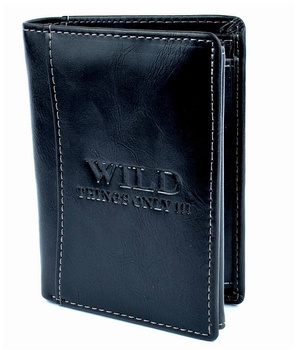 CZARNY PIONOWY PORFEL MĘSKI WILD THINGS ONLY !!! / G1-97