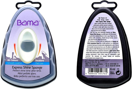 BEZBARWNY Czyścik Gąbka BAMA SHINE EXPRESS SHINE SPONGE H49 / G12-28