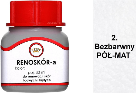 BARWNIK LAKIER WILBRA FARBA RENOSKÓR DO SKÓR GŁADKICH 480 ml - JEŻYNOWY 65 / G12-85