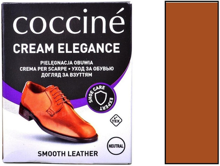 COCCINE CREAM ELEGANCE PASTA KREM DO OBUWIA ZE SKÓRY LICOWEJ 50 ml / G12-11