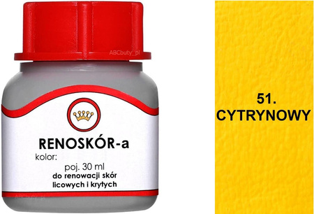 BARWNIK LAKIER WILBRA FARBA RENOSKÓR DO SKÓR GŁADKICH 480 ml - JEŻYNOWY 65 / G12-85