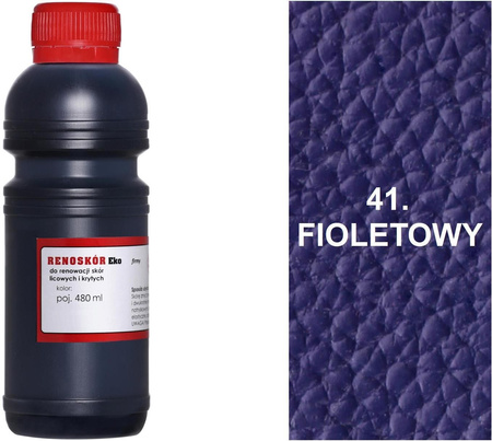 BARWNIK LAKIER WILBRA FARBA RENOSKÓR DO SKÓR GŁADKICH 200 ml - JEŻYNOWY 65 / G12-91