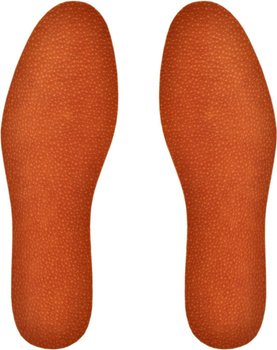 BRĄZOWY - ZESTAW NAPRAWCZY 4 pary SKÓRZANYCH WYŚCIÓŁEK DO OBUWIA w rozmiarze 41 - 46 - 29,4 cm / G9-76 BRĄZOWE x 4