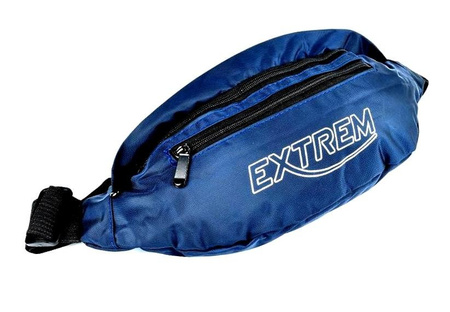 GRANATOWA SASZETKA BIODROWA NERKA NA PAS BAG STREET EXTREME / G2-71