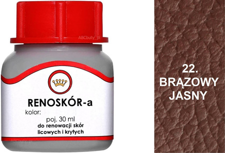 BARWNIK LAKIER WILBRA FARBA RENOSKÓR DO SKÓR GŁADKICH 480 ml - JEŻYNOWY 65 / G12-85