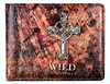 POZIOMY MĘSKI PORTFEL Z GRAFIKĄ KRZYŻ GOTHIC WILD THINGS ONLY !!! / G3-45