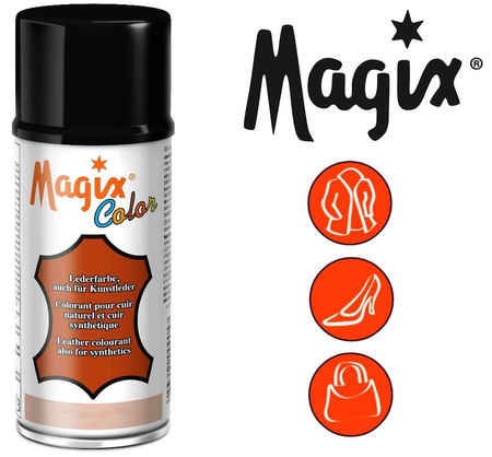 BRĄZOWY CIEMNY 606 FARBA W SPRAYU DO RENOWACJI OBUWIA I SKÓRY BAMA MAGIX COLOR 180 ml / G12-23