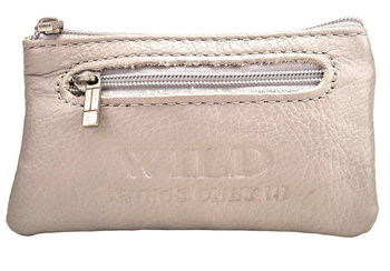 BEŻOWE SKÓRZANE ETUI NA KLUCZE KLUCZÓWKA SASZETKA PITEREK WILD THINGS ONLY !!! / G3-228