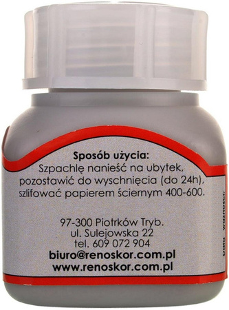 SZARA SZPACHLA DO SKÓRY 30 ml RENOSKÓR / G12-76