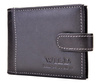 CZARNY POZIOMY SKÓRZANY WIZYTOWNIK NA ZAPINKĘ ETUI WILD THINGS ONLY !!! / G4-208
