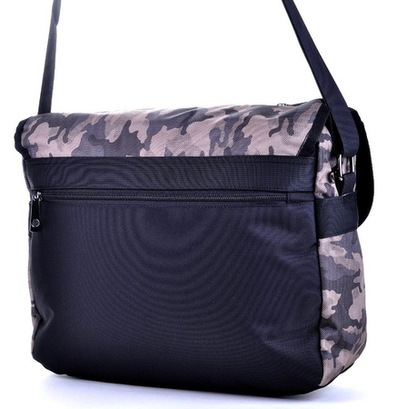MILITARNA TORBA MĘSKA NA RAMIĘ WOJSKOWA LISTONOSZKA MORO CAMO BAG STREET / G4-85